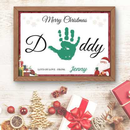 Christmas Handprint Gift