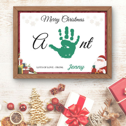 Christmas Handprint Gift