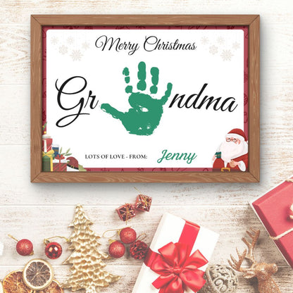 Christmas Handprint Gift