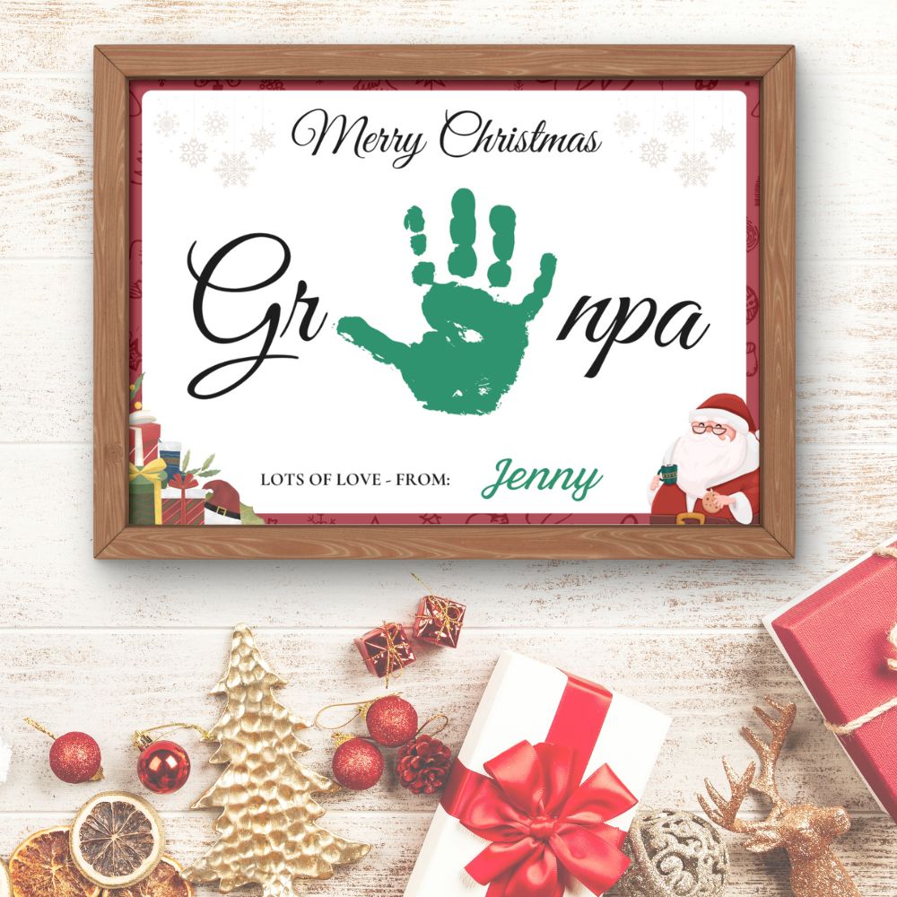 Christmas Handprint Gift